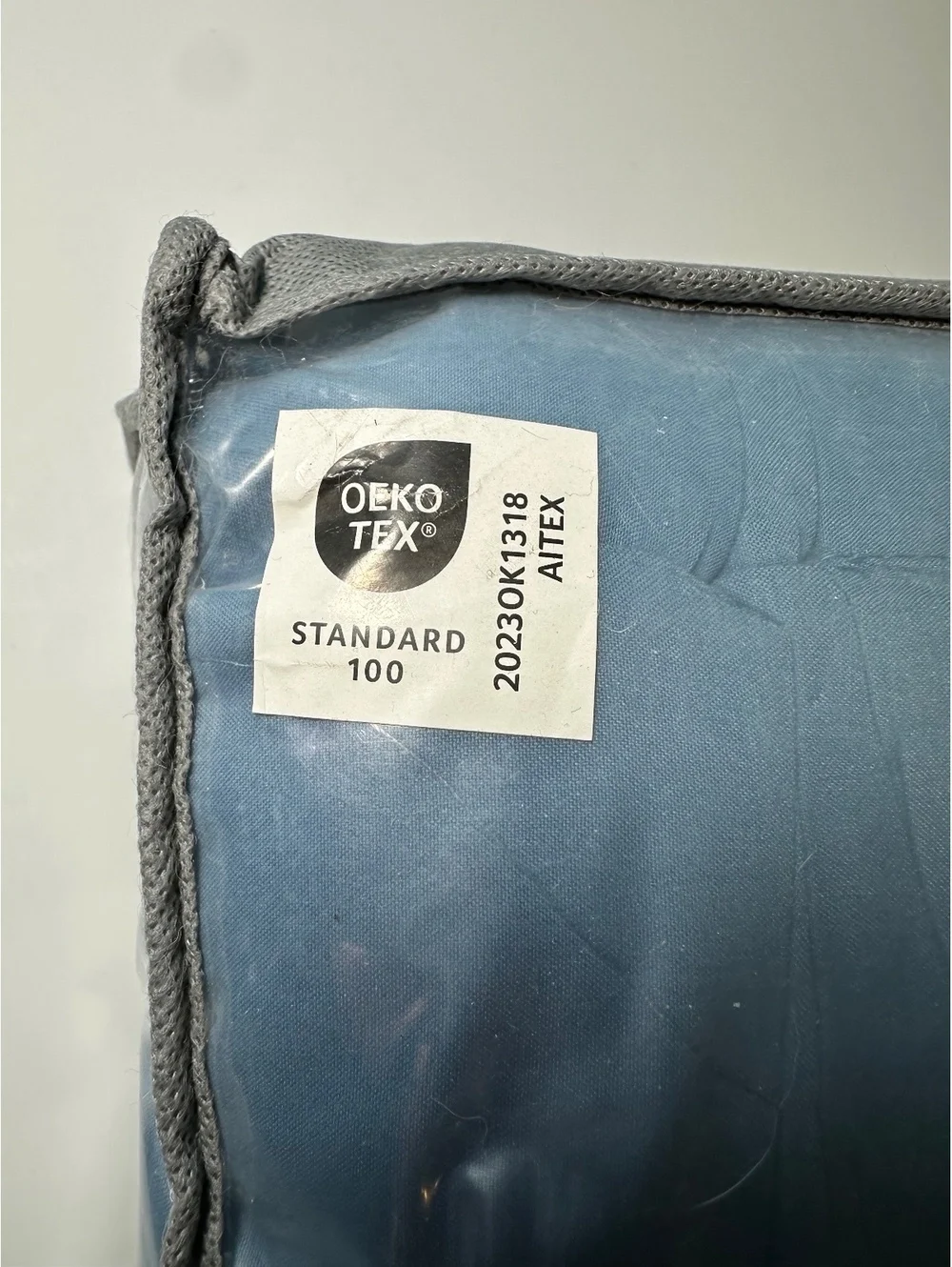 Bare Home Oversized King Size Comforter Set in Coronet Blue